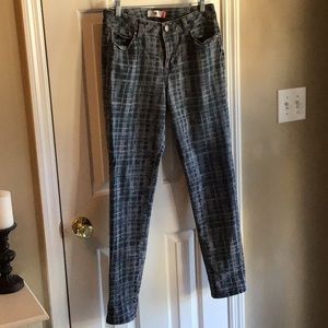 SOLD Cabi Curvy Grid Skinny Jeans